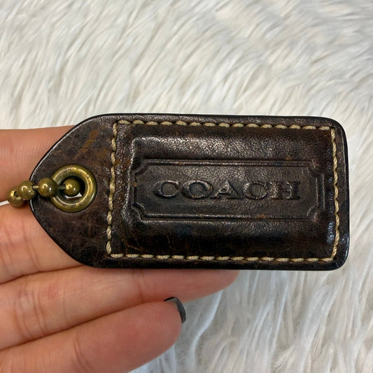2" y2k COACH Vintage Fob Bag Charm Hang tag Hangtag