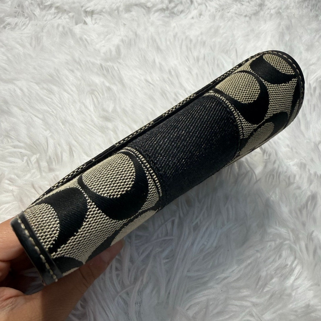 Coach Black Signature Wallet