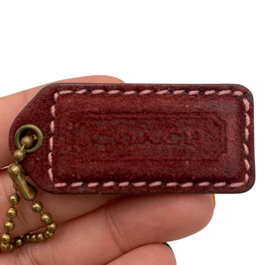 COACH Suede Red Replacement Hang Tag Bag