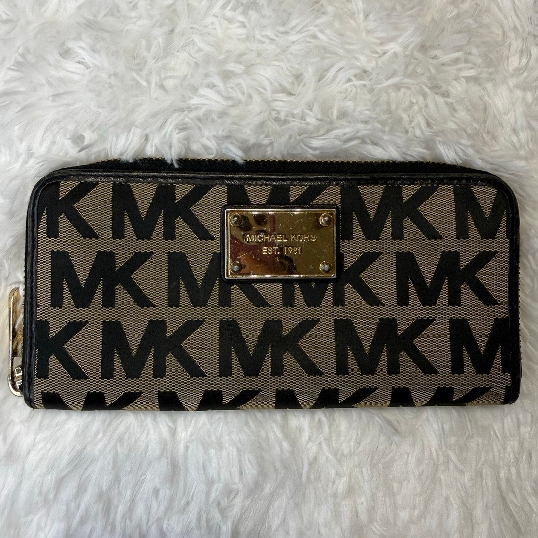 Michael Kors Black Canvas Wallet