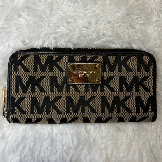 Michael Kors Black Canvas Wallet