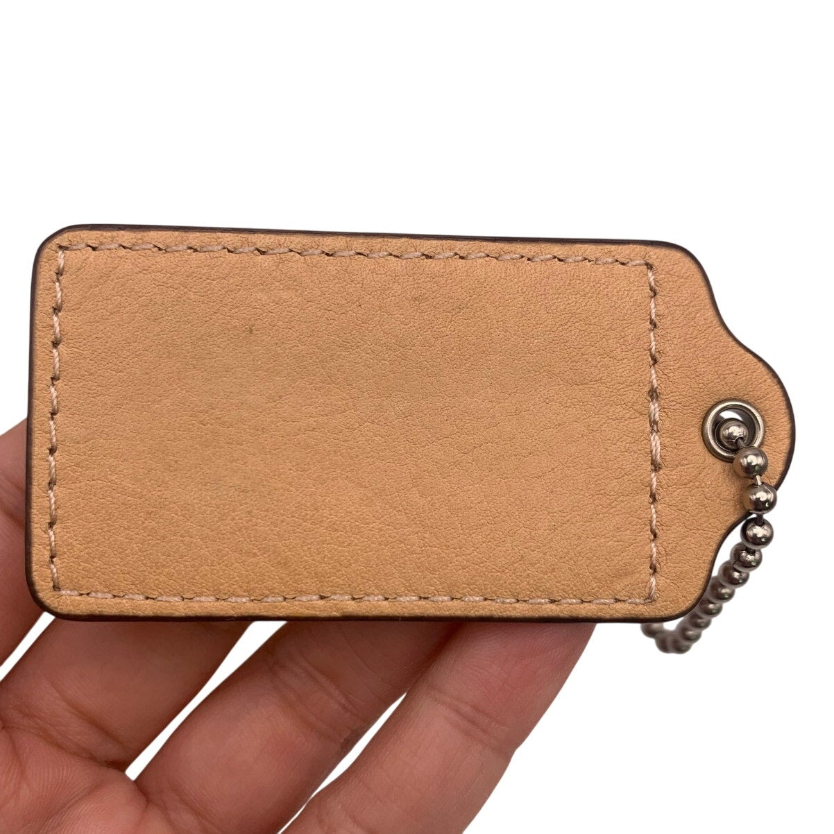 3" COACH Fob Bag Charm Hang tag Hangtag