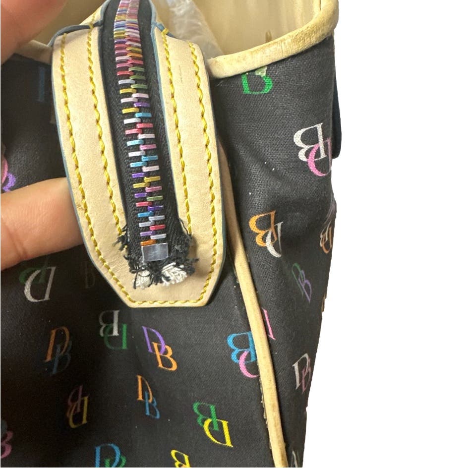 DOONEY & BOURKE Rainbow Fabric Top handle