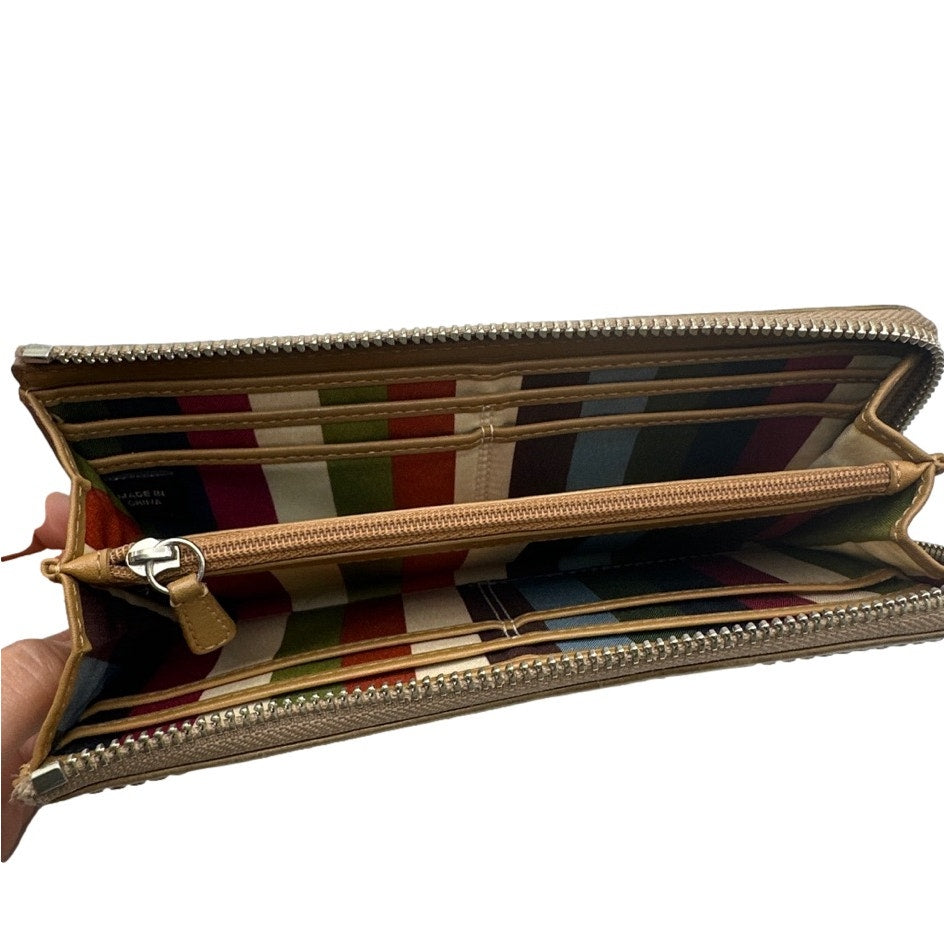 y2k COACH Legacy Zip Around Wallet