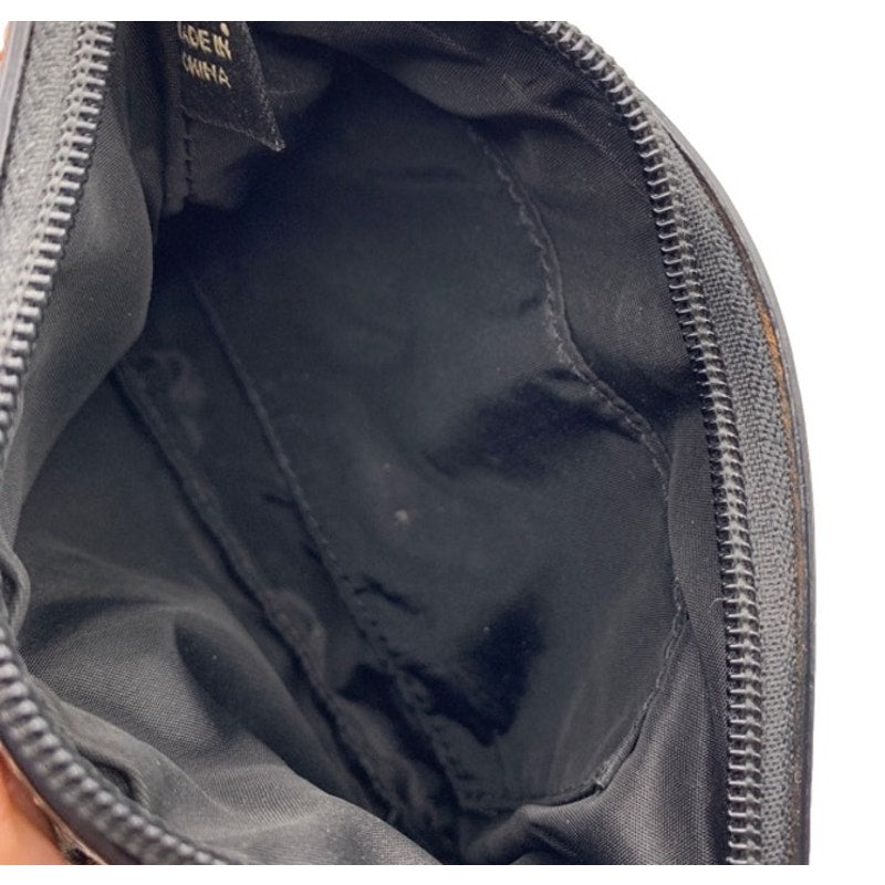 y2k COACH Black Signature Canvas Wristlet