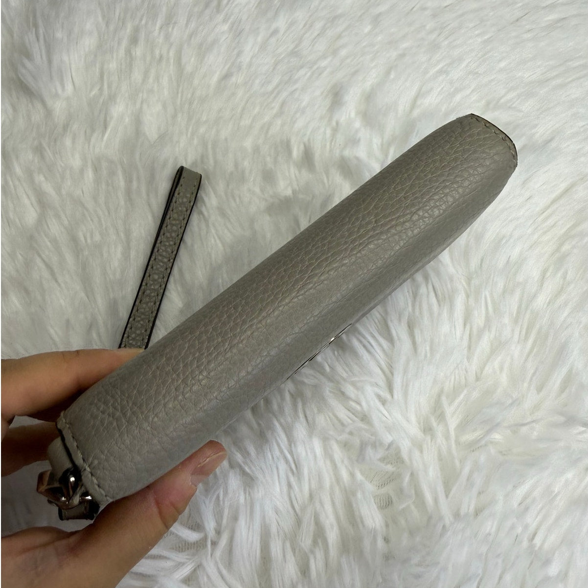 Michael Kors Gray Wristlet Wallet