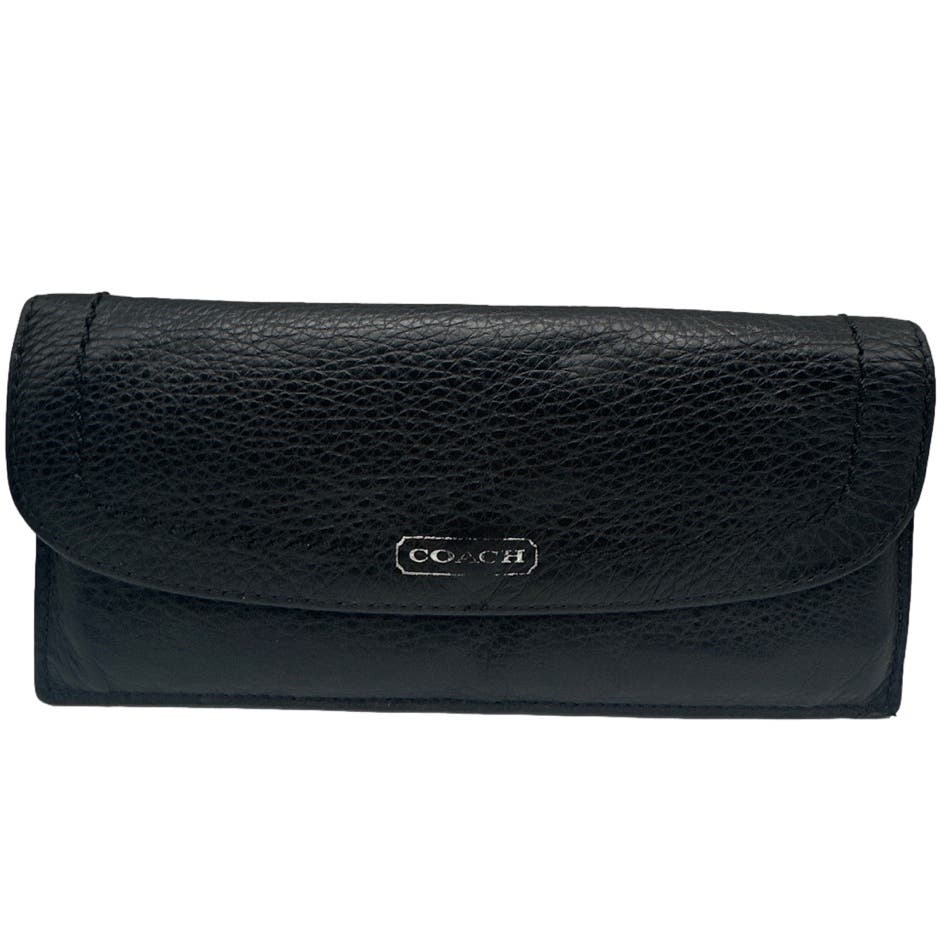 COACH Black Slim Wallet