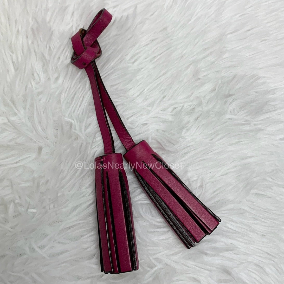 COACH Hot Pink Legacy Tassel