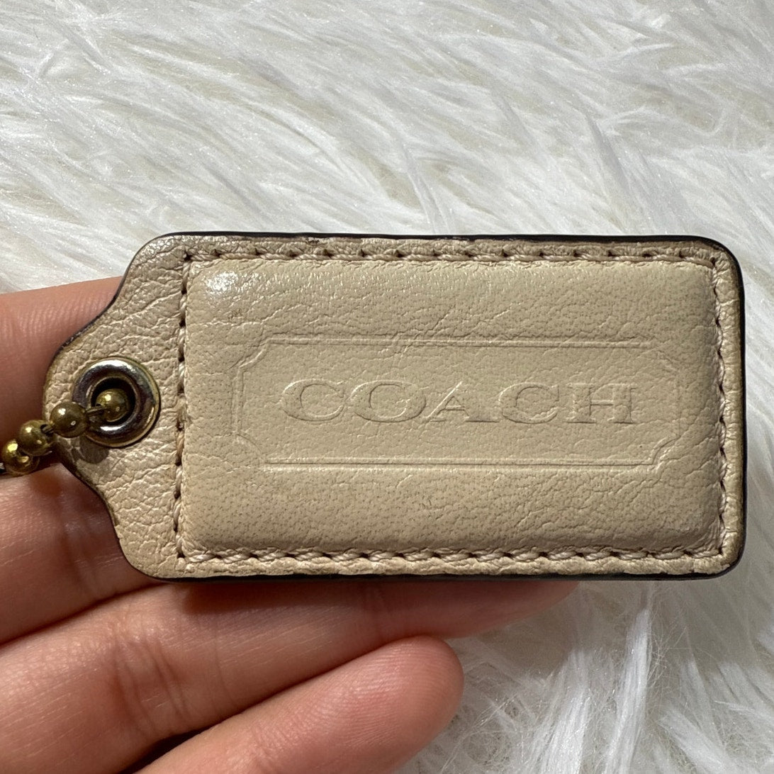 2" COACH  Fob Bag Charm Hang tag Hangtag