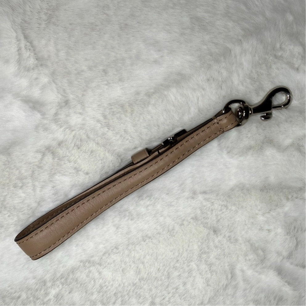 Tan Silver Wristlet Replacement Strap