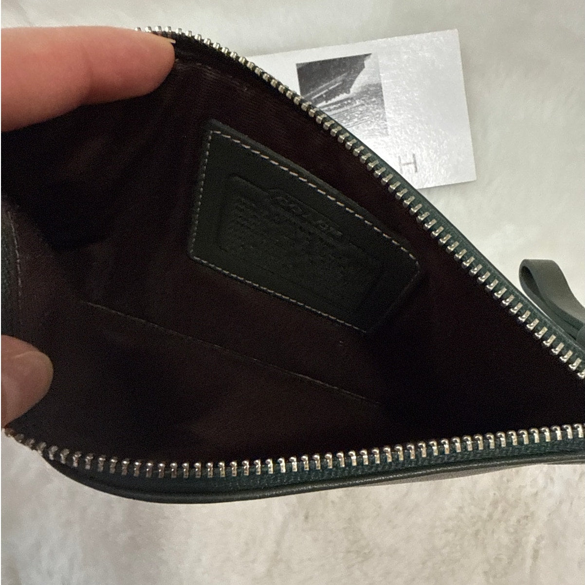 Vintage COACH y2k Slim Skinny Pouch Case