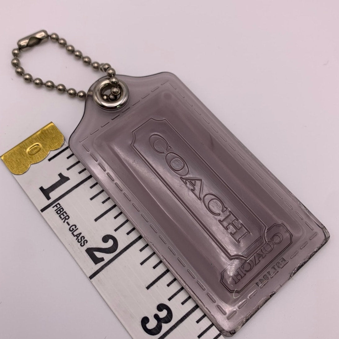 COACH Poppy Clear Replacement Hang Tag Bag