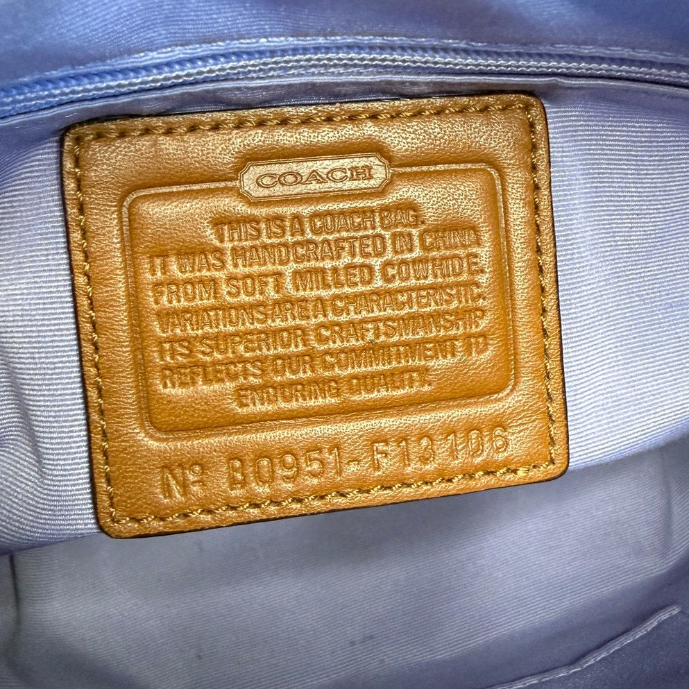 y2k Coach Leather Hobo Soho Small Shoulder Bag F13106