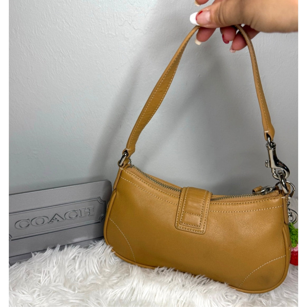 y2k COACH Vintage Demi Hampton Pochette Mini Purse Bag