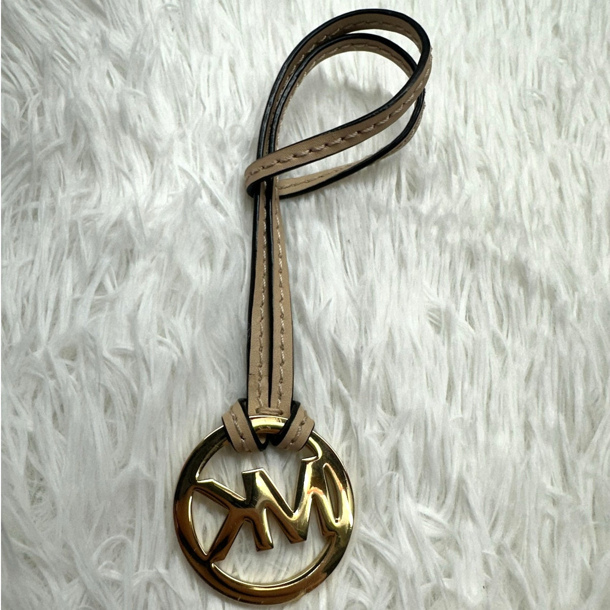 Michael Kors Tan Gold  Bag Charm