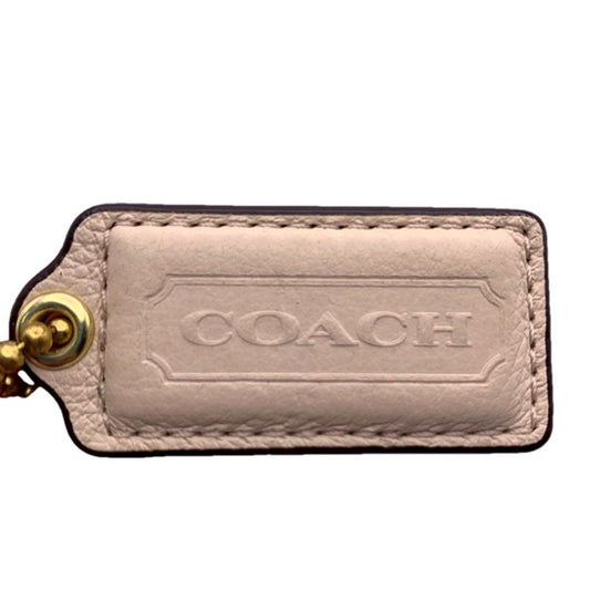 2" COACH Fob Bag Charm Hang tag Hangtag
