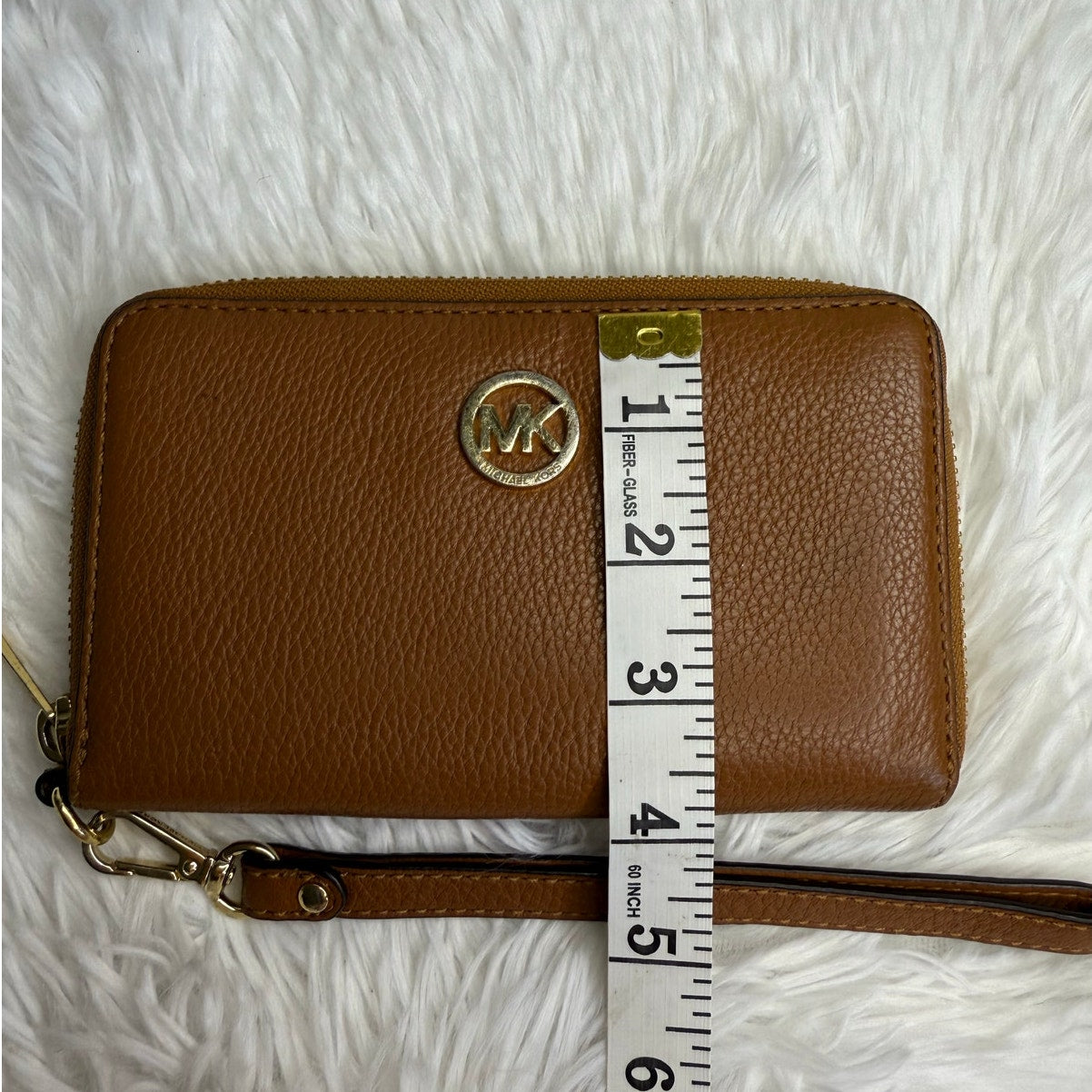 Michael Kors Brown Zip Around Wallet