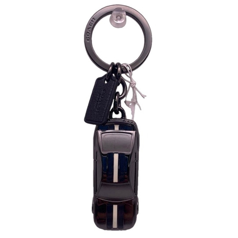 NWT COACH METAL CAR Key Fob Bag Charm Key Ring