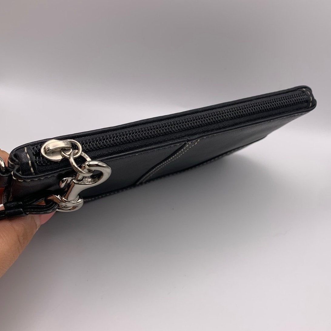 COACH Black Wristlet