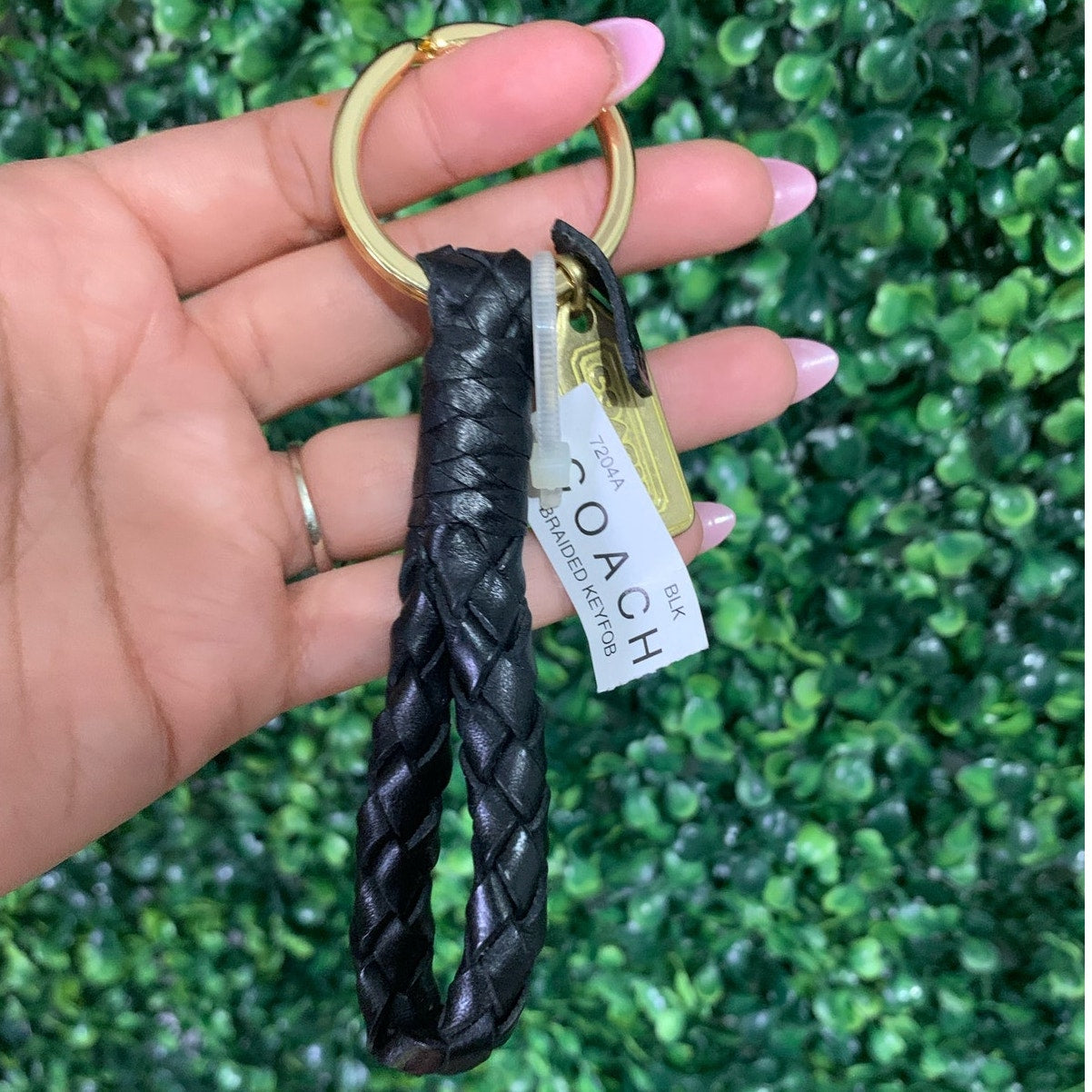 NWT COACH Sonoma Braided Key Fob