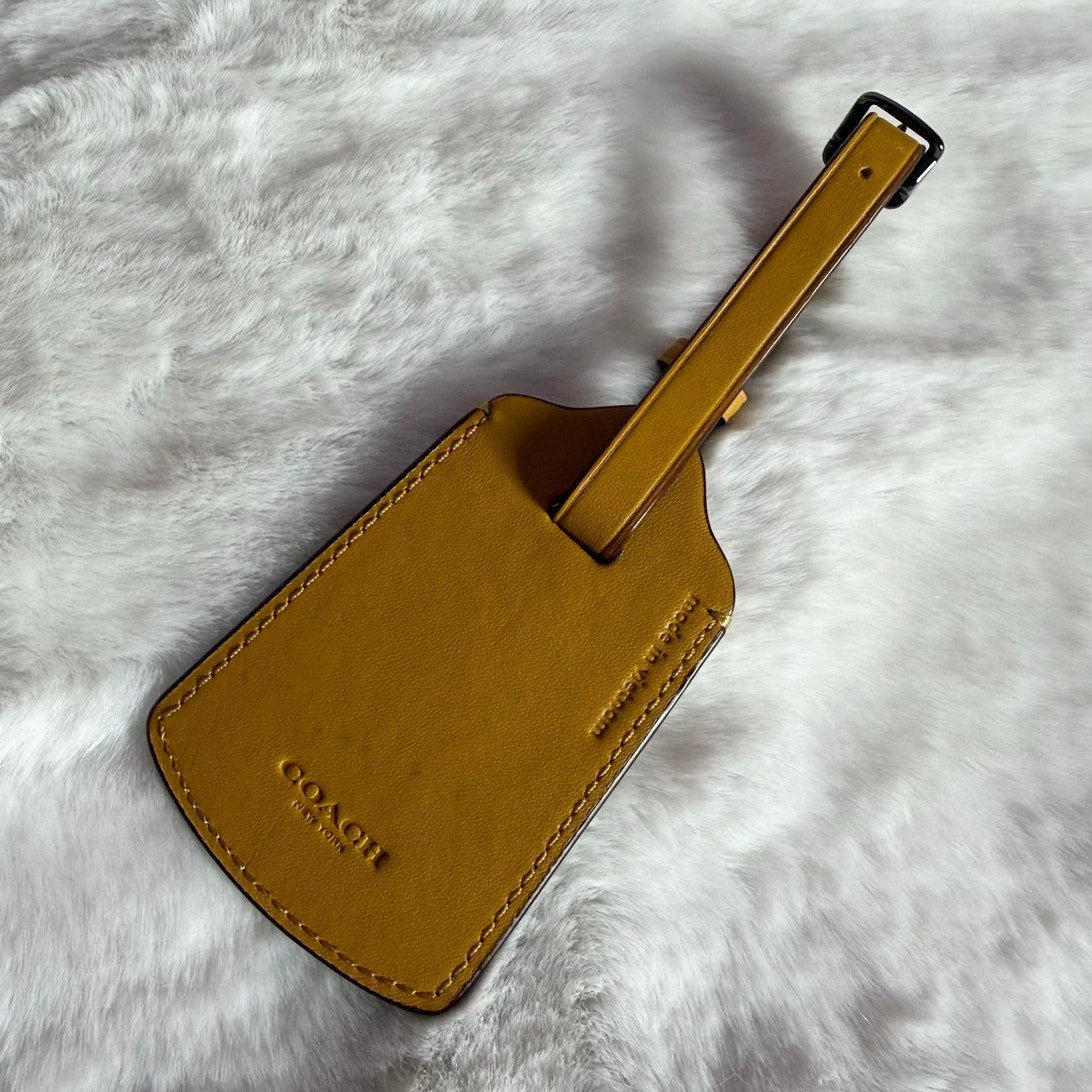 COACH Wooly Mammoth Luggage Tag