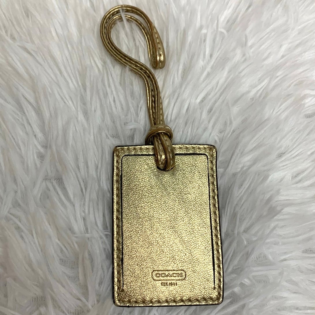 COACH Luggage Gold Tag Bag Picture