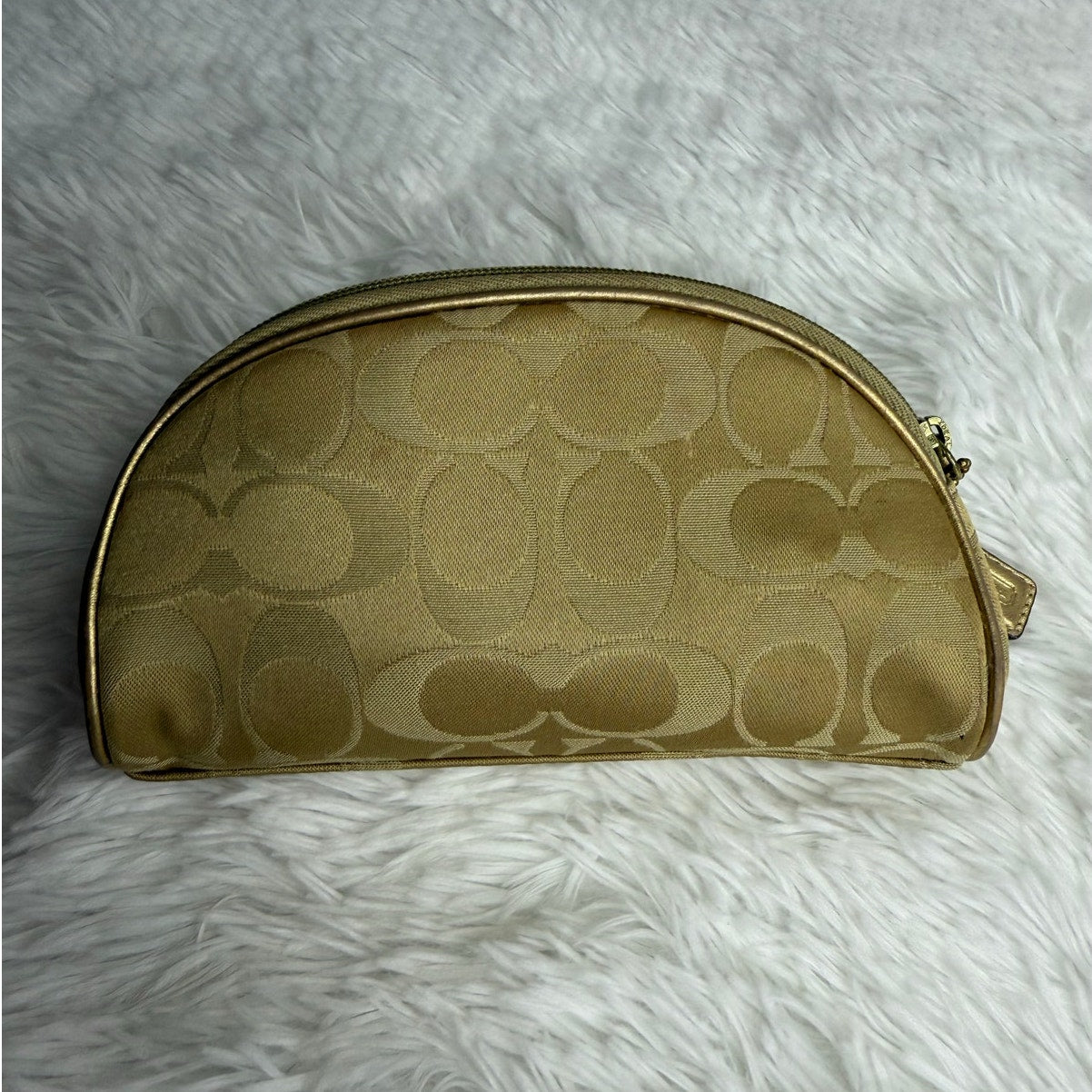 COACH Limited Edition Collection Estee Lauder Cosmetic Case Make up Bag