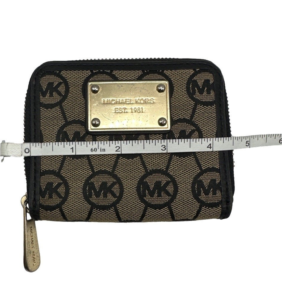 MICHAEL KORS Black Signature Small Wallet