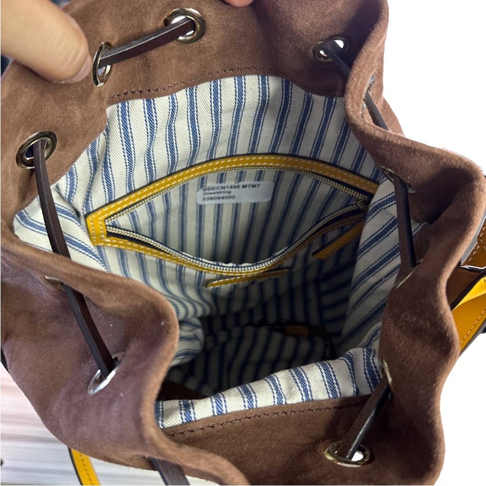 DOONEY & BOURKE Yellow Drawstring Bag