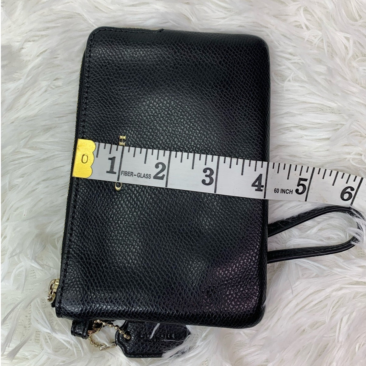 COACH Black Wristlet