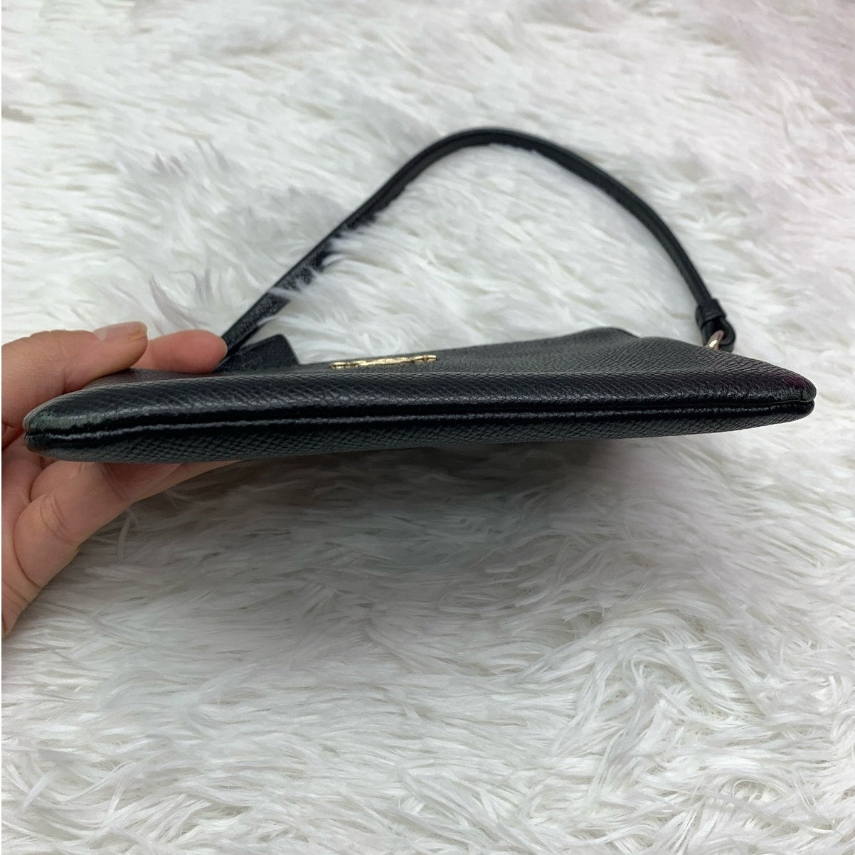 COACH Black Wristlet