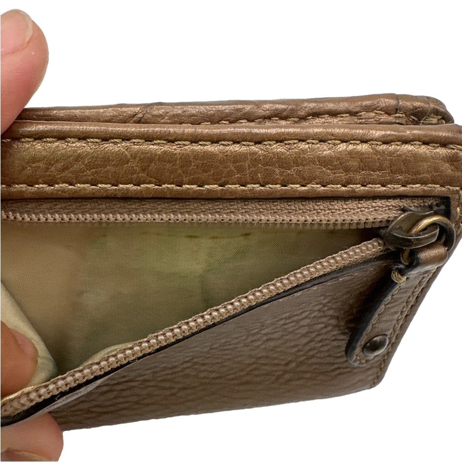 y2k COACH Vintage Carriage Bronze Wallet