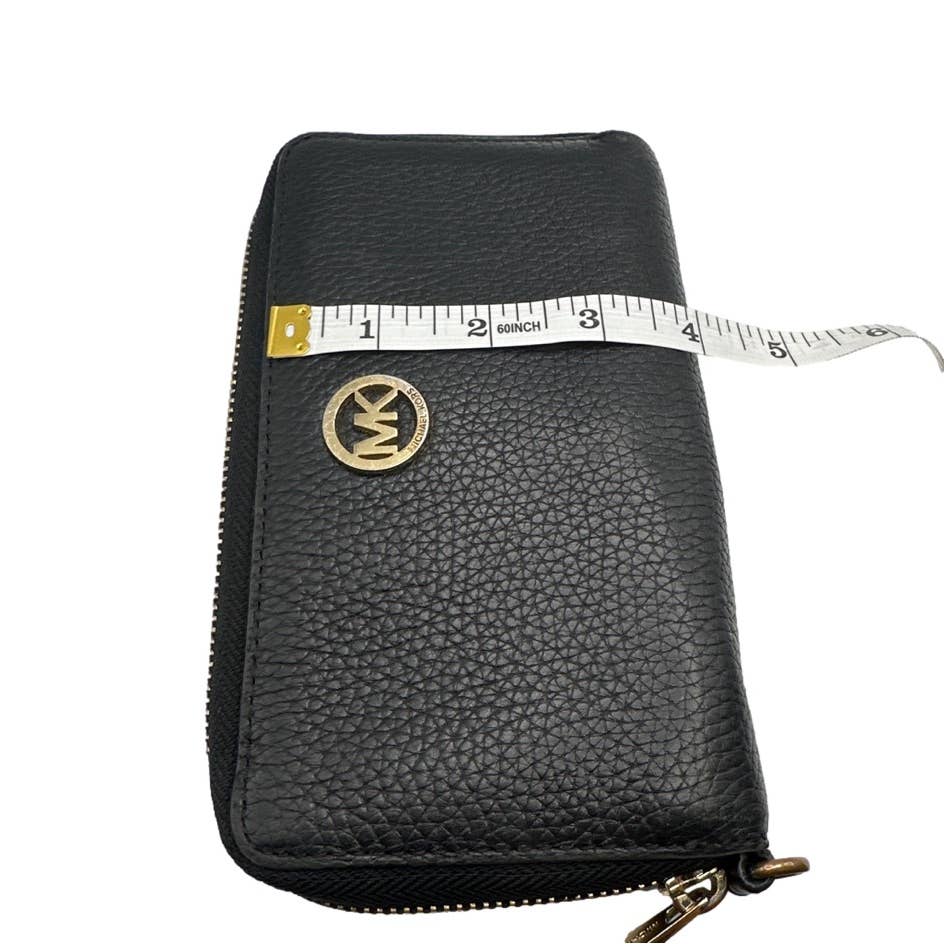 MICHAEL KORS Black Wallet with Phone Holder