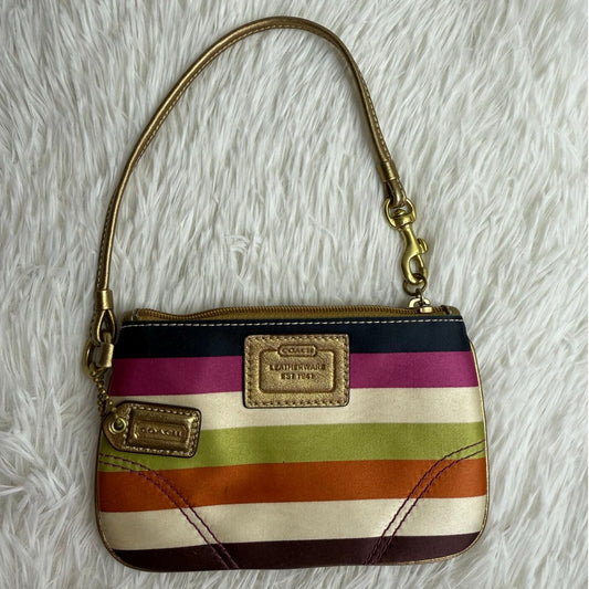 COACH Legacy Multicolor Wristlet