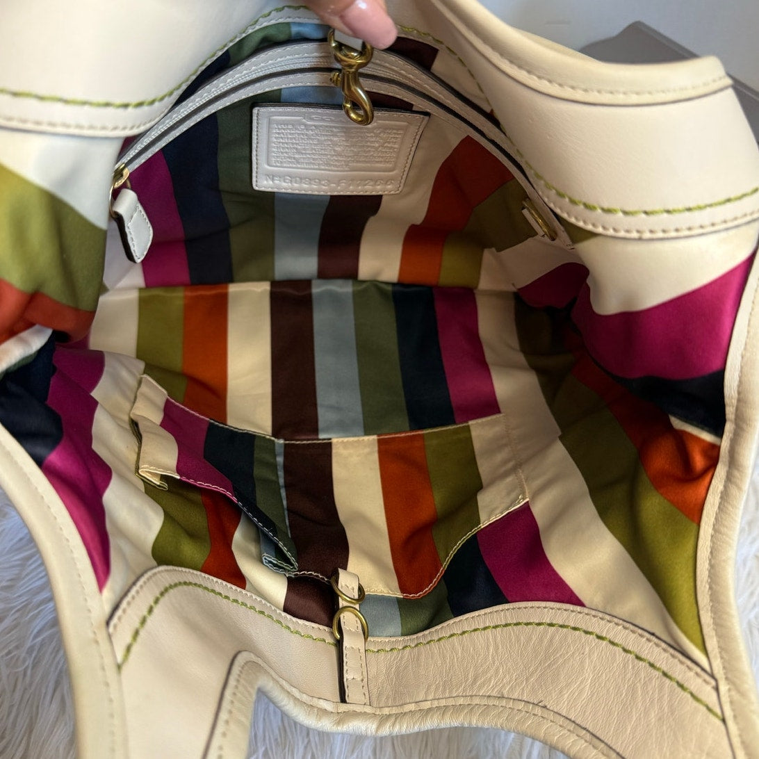 y2K COACH Legacy Ergo Belted Brass Shoulder Bag Hobo