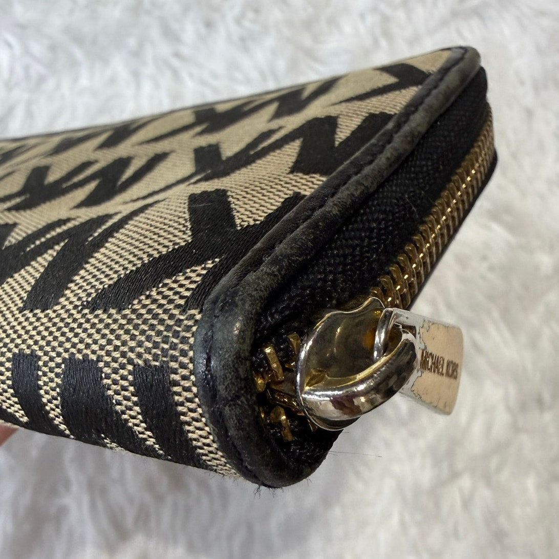 Michael Kors Black Canvas Wallet