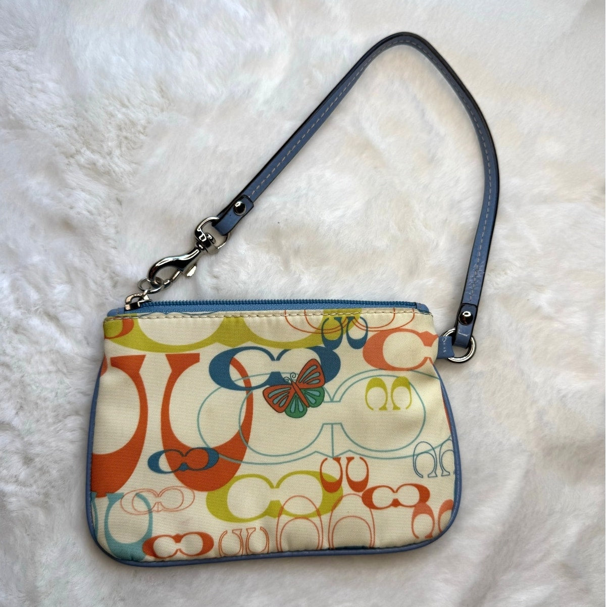 y2k Coach Butterfly Wristlet