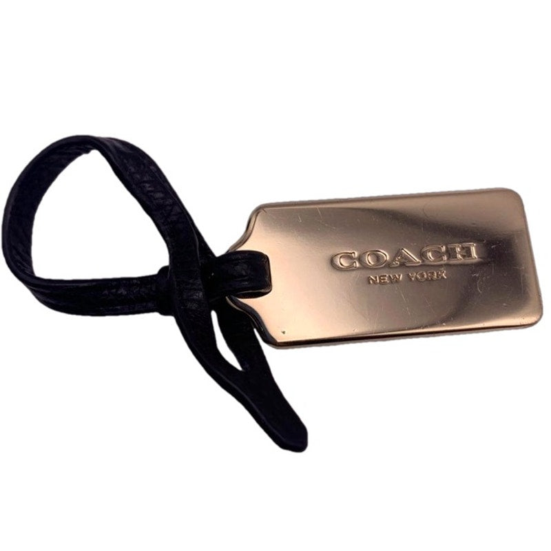 COACH Black Gold Replacement Hangtag Bag