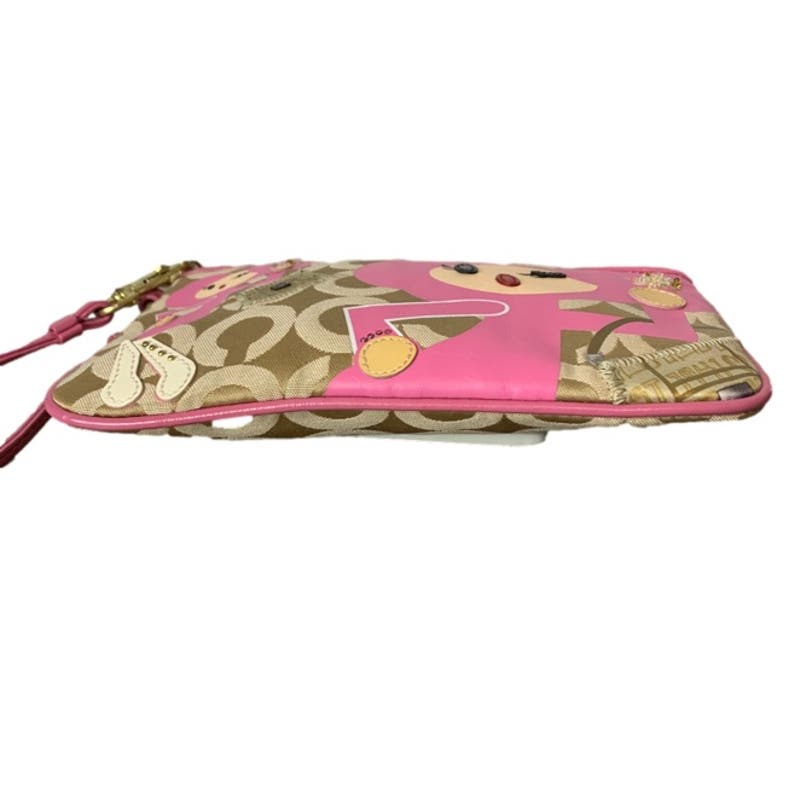 COACH Y2K Rare Poppy "Pinky" Limited Edition Wristlet