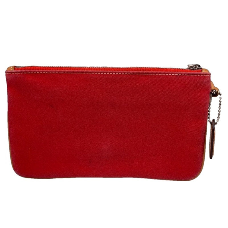 Vintage COACH Red 2 Toned Wristlet