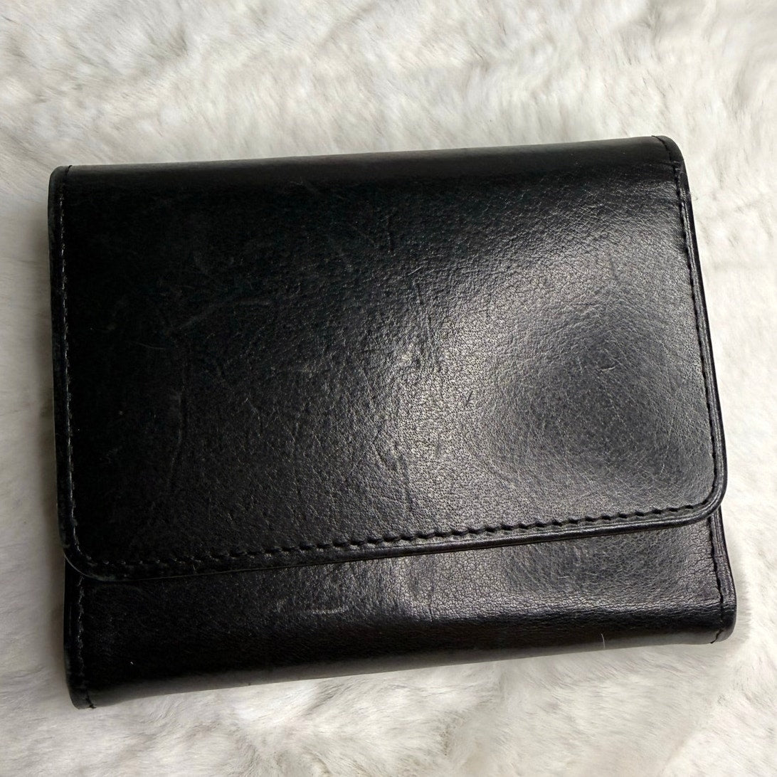 y2k COACH Vintage Black Kisslock Wallet