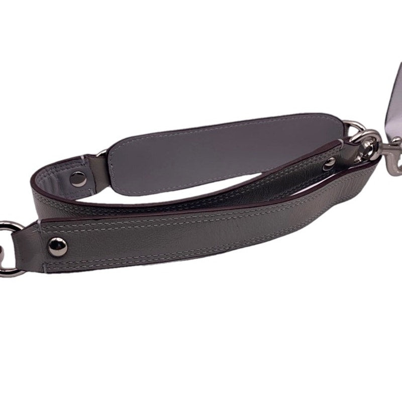 Patent Leather Gray Shoulder Replacement Strap