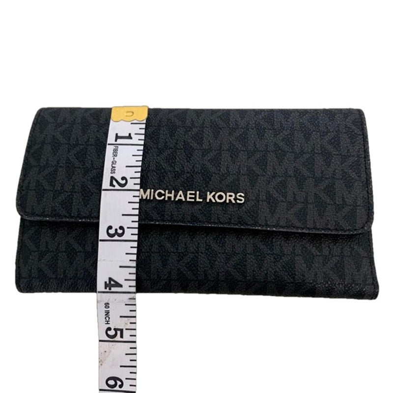 Michael Kors Brown Signature Jet Set Wallet