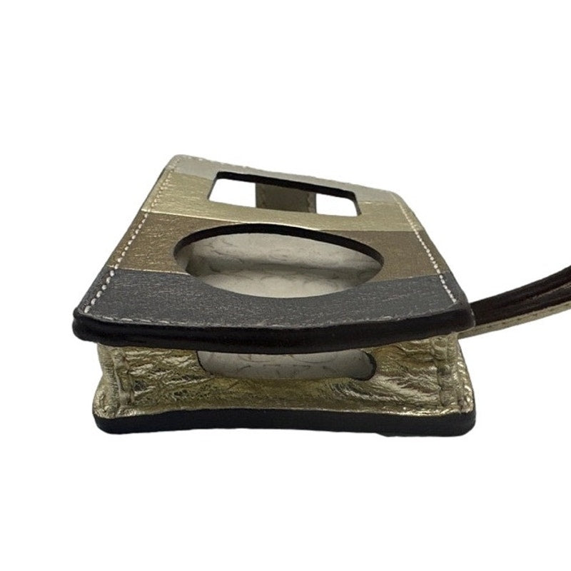 Vintage COACH Ipod Mini Player Metallic Block Case Wristlet Limited Edition