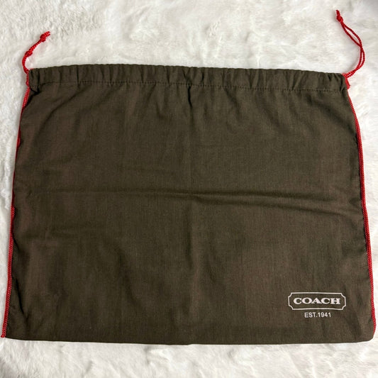 y2k COACH Vintage Brown Dust Bag