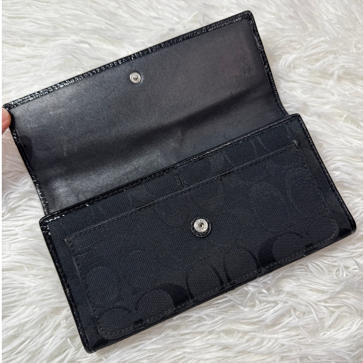 COACH Ashley Signature Canvas Jacquard  Wallet