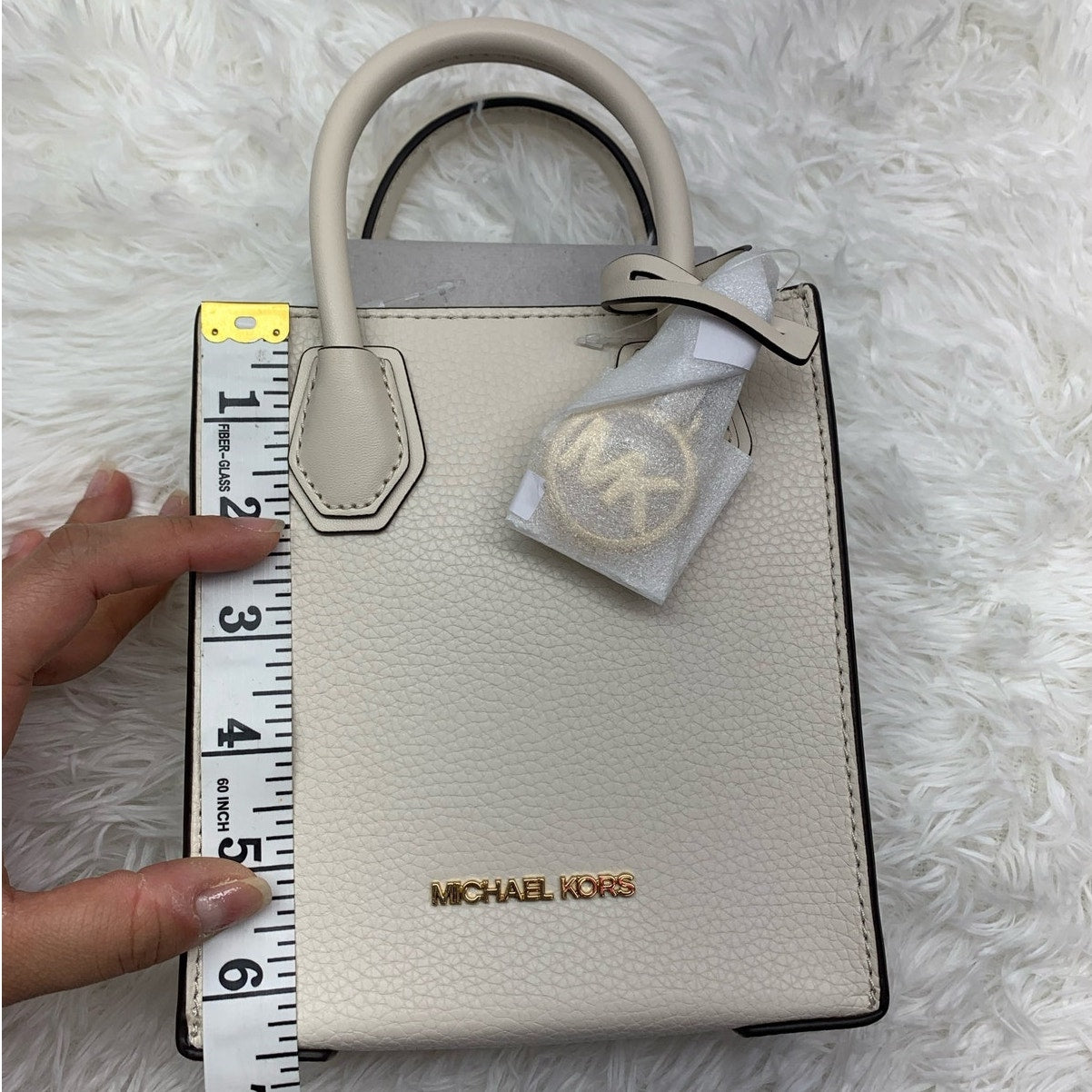 NWT Michael Kors Mercer Small Pebbled Leather Crossbody Bag