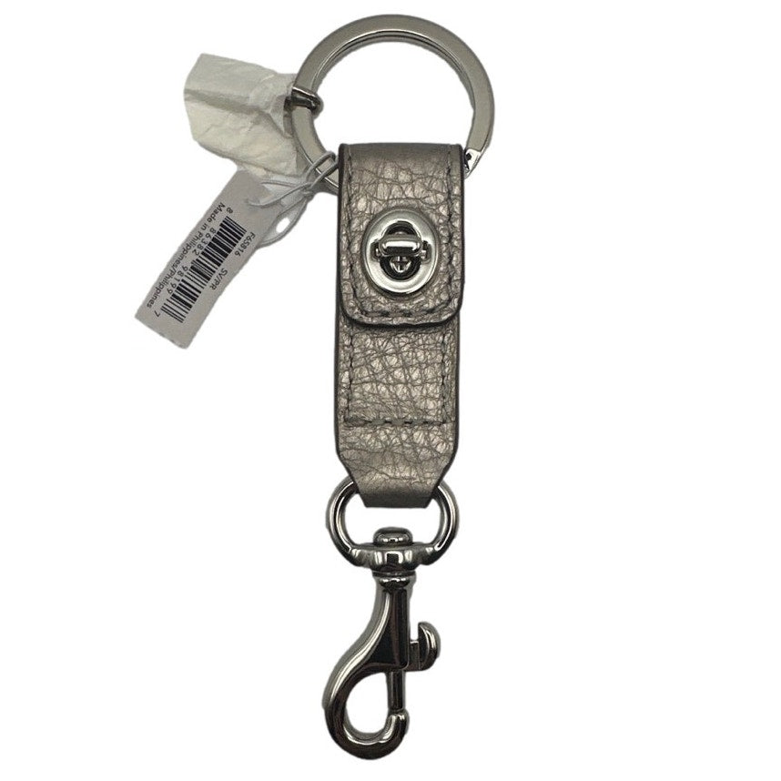 NWT y2k COACH Double Turnlock Bag Charm Key Fob
