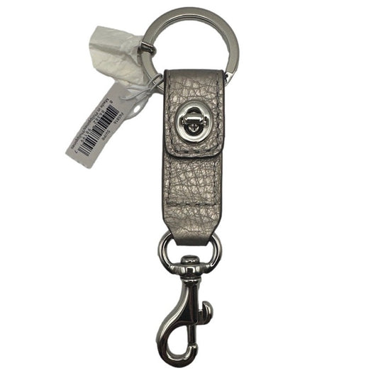 NWT y2k COACH Double Turnlock Bag Charm Key Fob