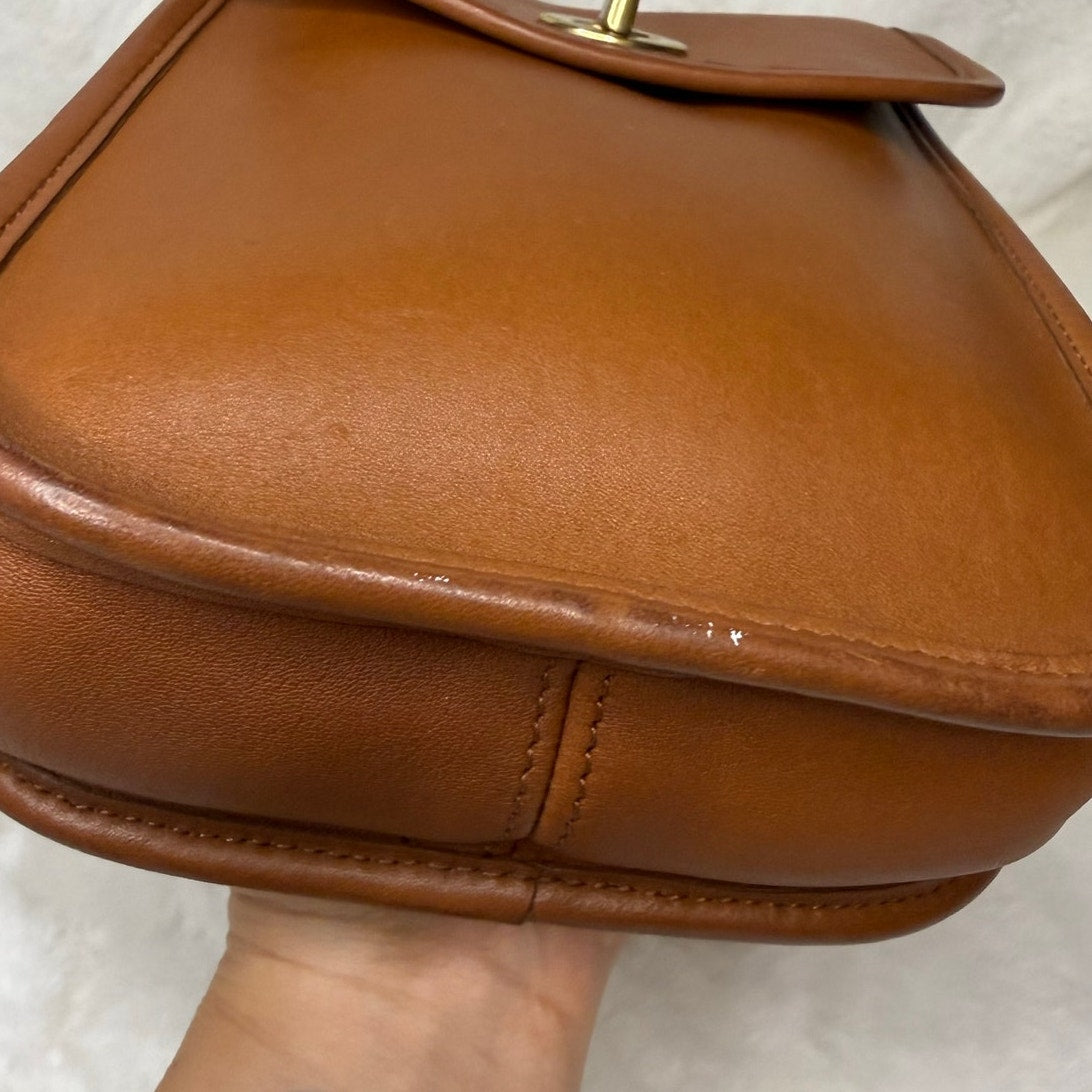 Vintage Coach Project Bag Small SidePack 9978 British Tan Crossbody